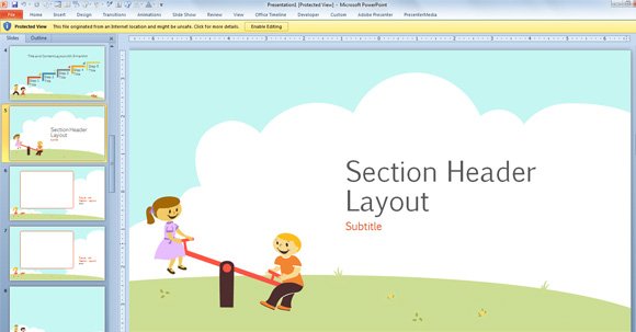 free powerpoint templates children