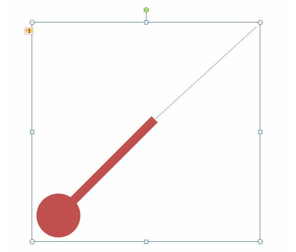 Make a Swing Pendulum in PowerPoint 2010 with Spin Animation and Shapes