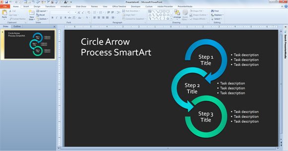 smartart templates for powerpoint