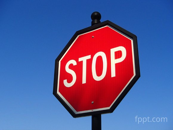 free stop sign image
