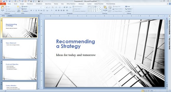 Strategic Plan Template For Powerpoint 2013
