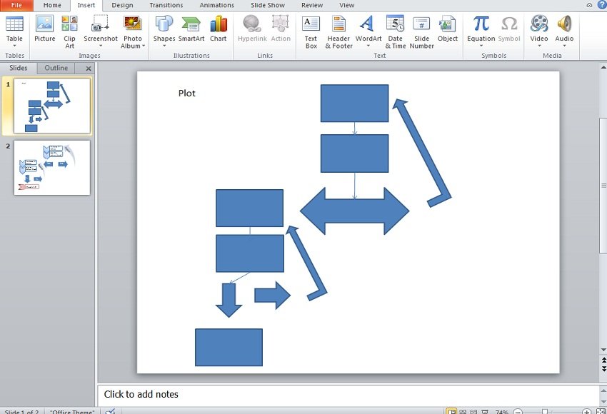 Flow Chart Template In Powerpoint 2010