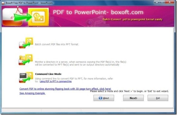 Boxoft Free PDF to PowerPoint - boxoft