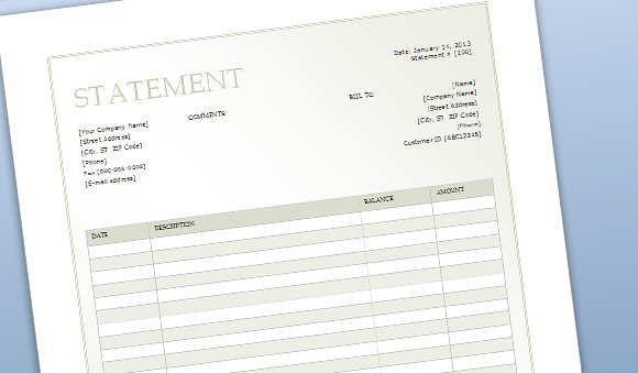 Free Statement Template from cdn.free-power-point-templates.com