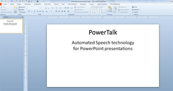 powerpoint powertalk addin