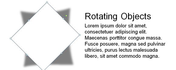 Rotating PowerPoint Shapes, Pictures or WordArt using the Keyboard