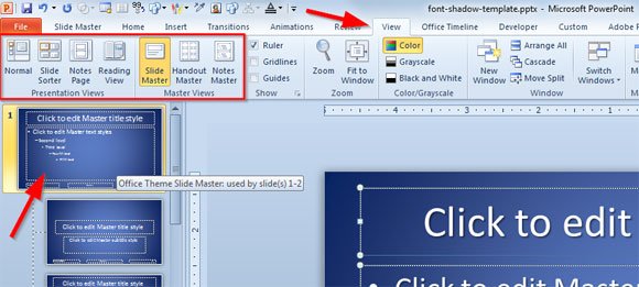 how to apply slide master to a powerpoint presentation