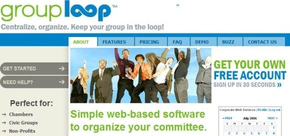 GroupLoop Committee Organization Software
