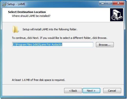 Install LAME