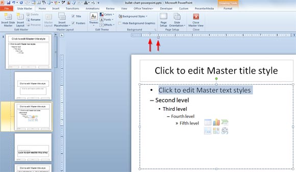 powerpoint mac edit master for that slide