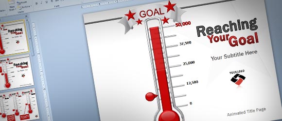 goal chart powerpoint template