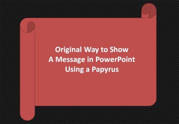papyrus powerpoint shapes