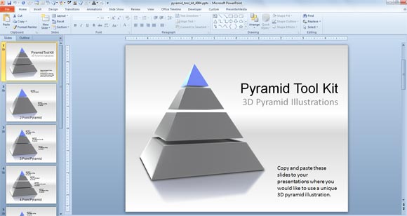 Pyramid PowerPoint Templates Toolkit