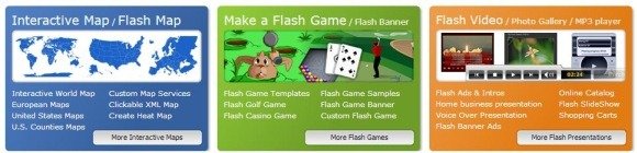 4Flash - flash templates for games, maps and presentations