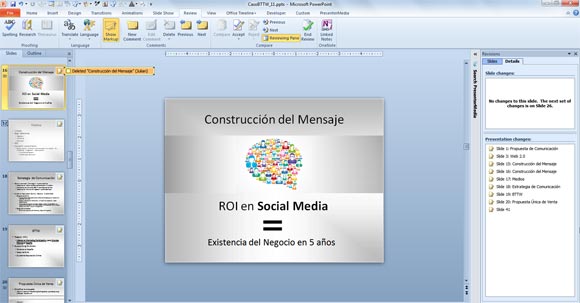 Compare and Merge Presentations in PowerPoint 2010