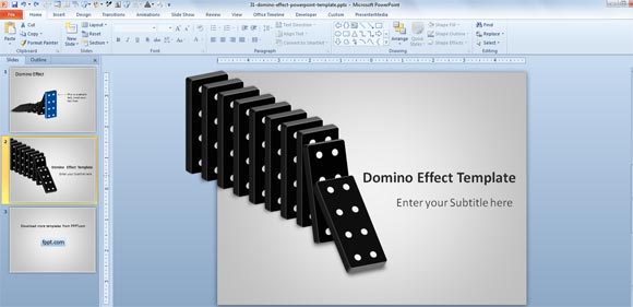 Domino effect