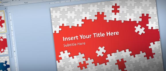 Download Free Puzzle Pieces PowerPoint Template for Presentations
