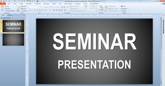 ppt seminar presentation