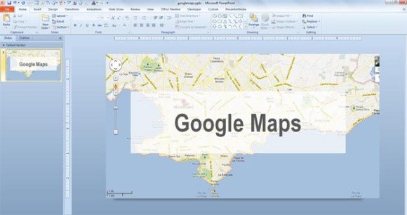 maps powerpoint template