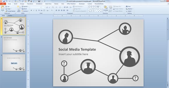 Free Social Media Management PowerPoint Template
