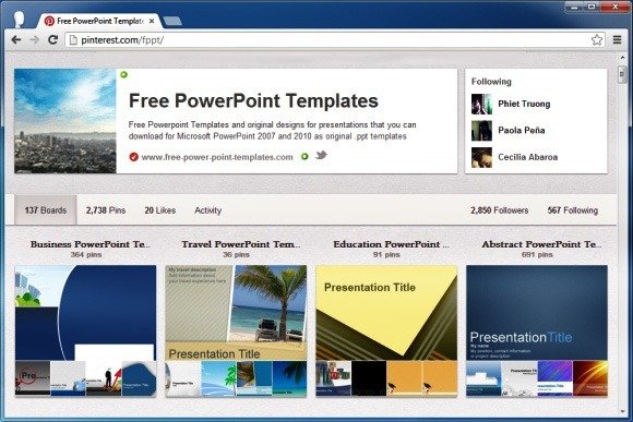 Free PowerPoint Templates on Pinterest