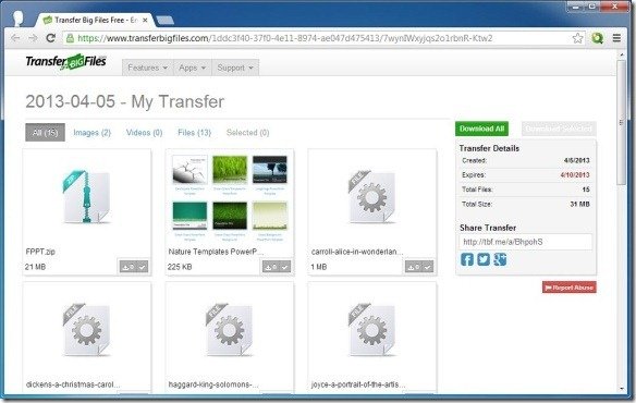 Transfer Large Files For Free