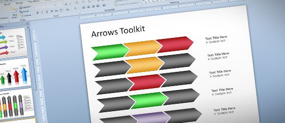 Free Arrows Toolkit for PowerPoint Presentations