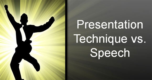 difference between presentation and a speech