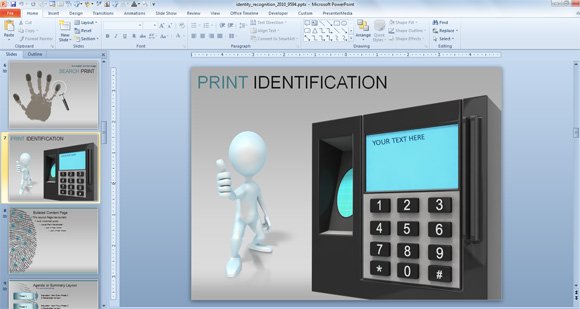 cybercrime PPT template