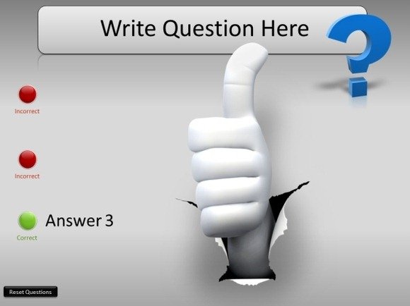 Animated Question And Answer Presentations