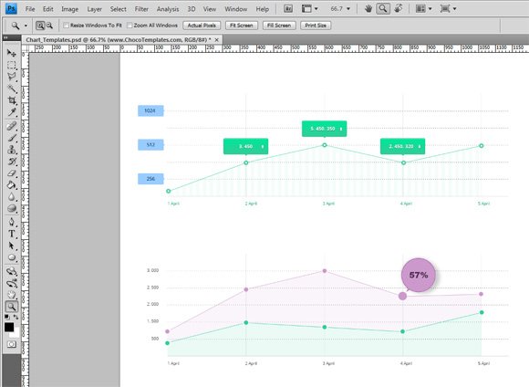 Photoshop Chart