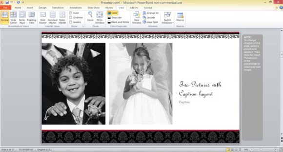 free wedding photo album template for powerpoint 2013 2