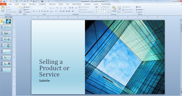 Free Business Sales Template for PowerPoint Presentations