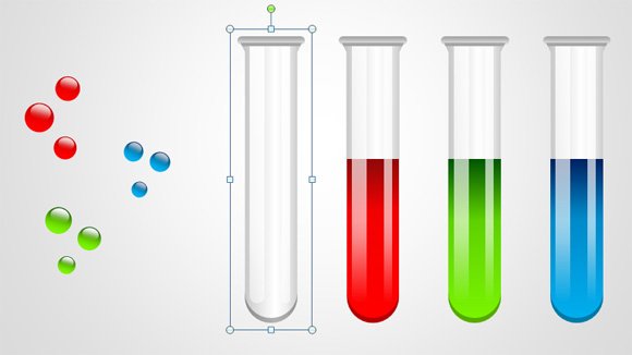 download Free Test Tubes Shapes for PowerPoint