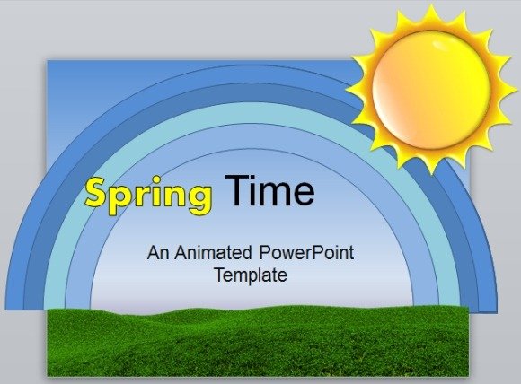 Spring Time Animated PowerPoint Template