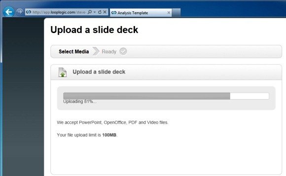 Upload a SlideDeck