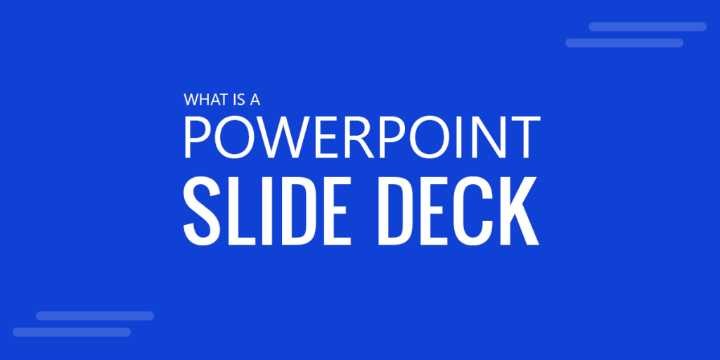 presentation deck define