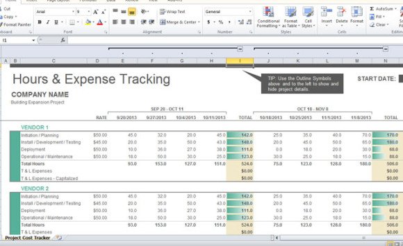 project cost tracker template for excel 2013 biography timeline