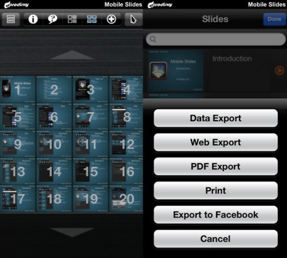 Mobile Slides App