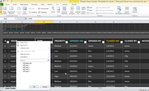 Issue Tracker Excel Template from cdn.free-power-point-templates.com