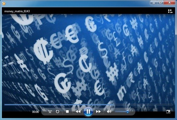 Money Matrix Animated Video Background