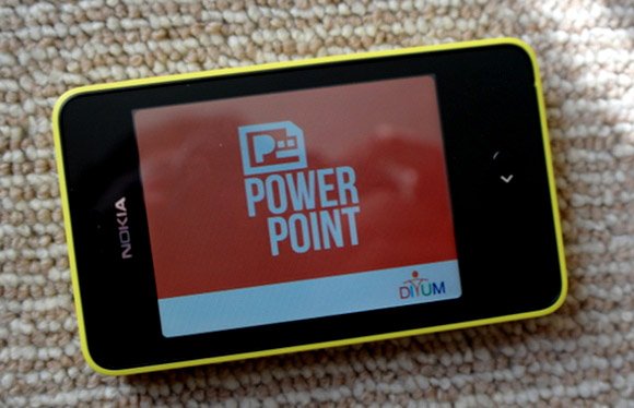 Nokia Asha 501 With PowerPoint