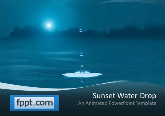 Water Drop PowerPoint Template