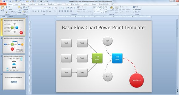 Flow Chart In Powerpoint 2010