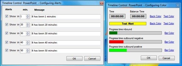 Make changes to the bar color and configuring timing.