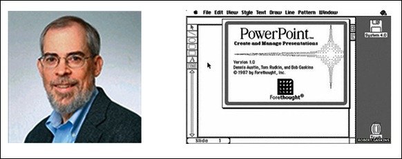 Early Development of PowerPoint - Robert Gaskins and the first UI interface of PowerPoint.