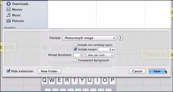 Export OmniGraffle Canvas To PhotoShop With Layers Intact