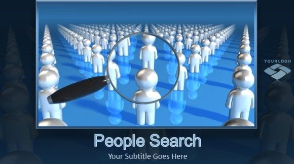 People Search PowerPoint Template