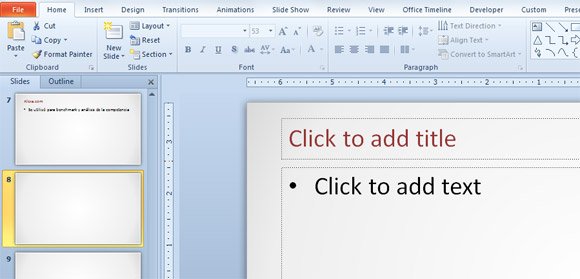 Change the title font color in PowerPoint