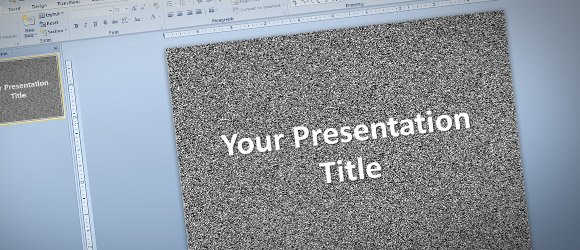 How to Make a PowerPoint Template with Random Background Design